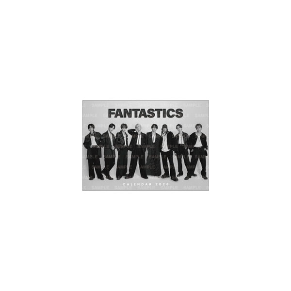 FANTASTICS 2026 カレンダー ミニフォトカードホルダー&フォトカードセット 詳細画像