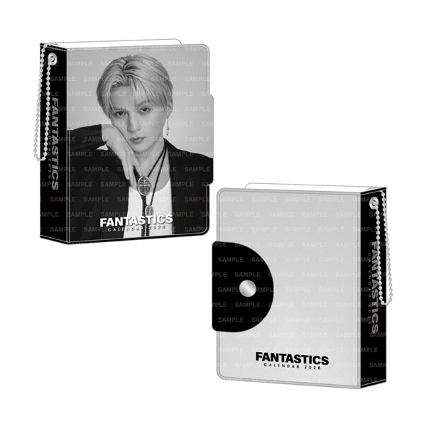 FANTASTICS 2026 カレンダー ミニフォトカードホルダー&フォトカードセット 詳細画像