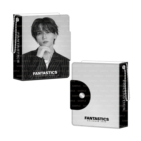 FANTASTICS 2026 カレンダー ミニフォトカードホルダー&フォトカードセット 詳細画像