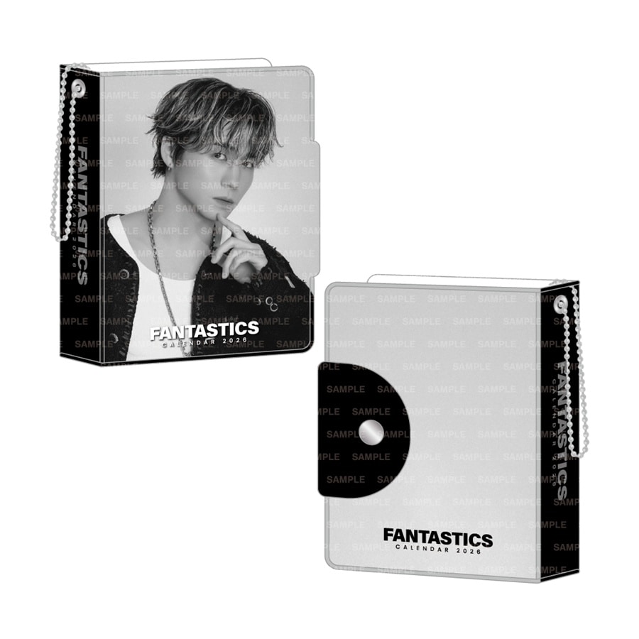 FANTASTICS 2026 カレンダー ミニフォトカードホルダー&フォトカードセット 詳細画像 瀬口黎弥 1