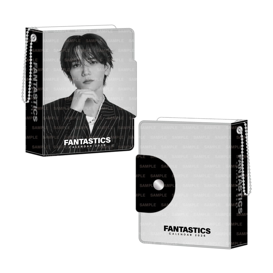 FANTASTICS 2026 カレンダー ミニフォトカードホルダー&フォトカードセット 詳細画像 中島颯太 1
