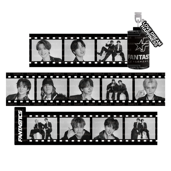 FANTASTICS 2026 カレンダー フィルムキーホルダー 詳細画像