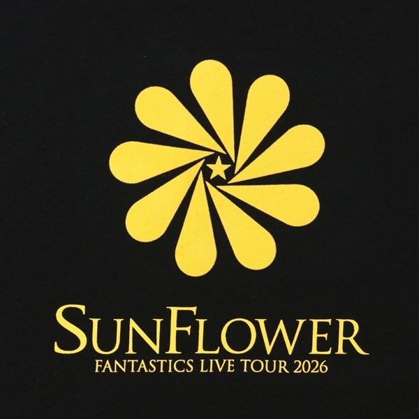 SUNFLOWER ツアーTシャツ/BLACK 詳細画像