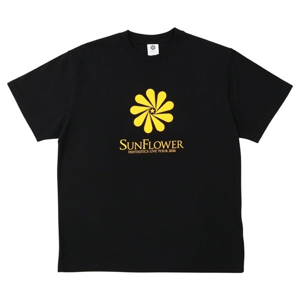 SUNFLOWER ツアーTシャツ/BLACK