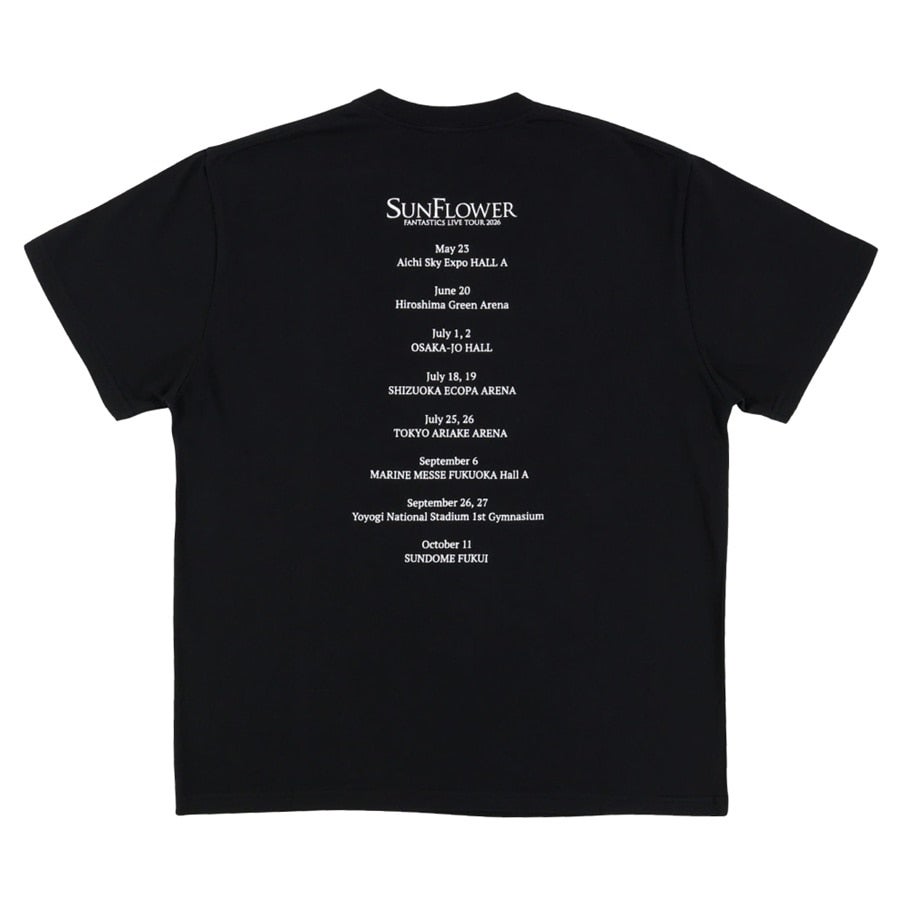 SUNFLOWER ツアーTシャツ/BLACK 詳細画像 カラー共通 1