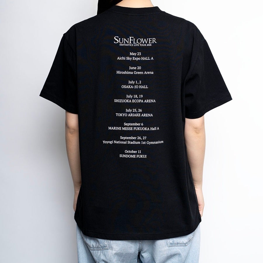 SUNFLOWER ツアーTシャツ/BLACK 詳細画像 カラー共通 5