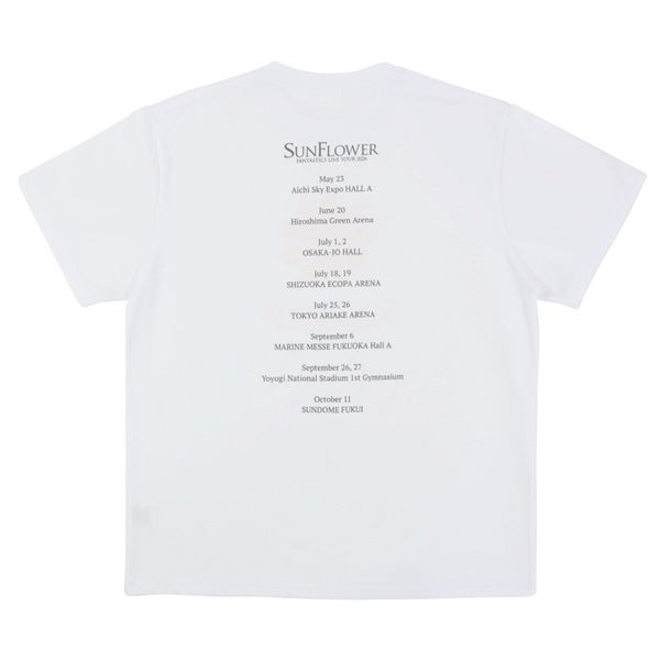 SUNFLOWER ツアーTシャツ/WHITE 詳細画像