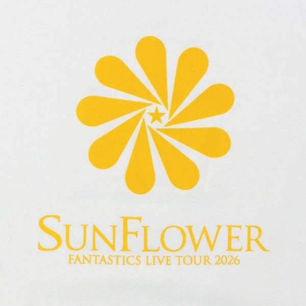 SUNFLOWER ツアーTシャツ/WHITE 詳細画像