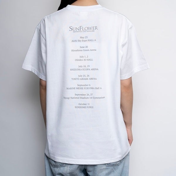 SUNFLOWER ツアーTシャツ/WHITE 詳細画像