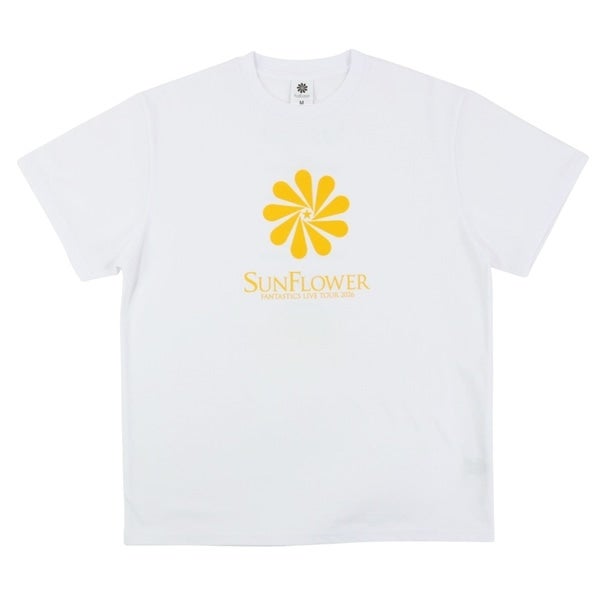 SUNFLOWER ツアーTシャツ/WHITE