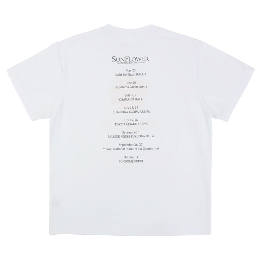 SUNFLOWER ツアーTシャツ/WHITE 詳細画像 カラー共通 1