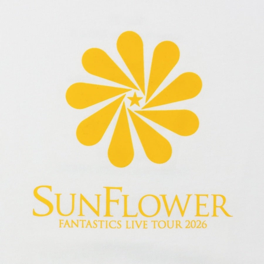 SUNFLOWER ツアーTシャツ/WHITE 詳細画像 カラー共通 2