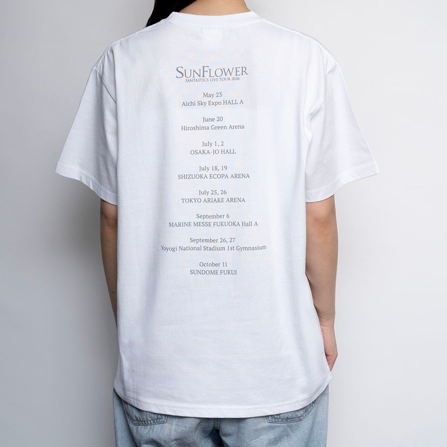 SUNFLOWER ツアーTシャツ/WHITE 詳細画像 カラー共通 5