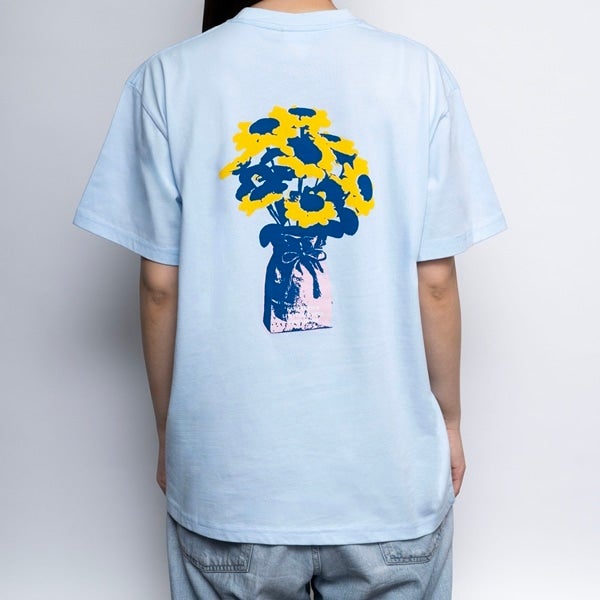 SUNFLOWER グラフィックTシャツ/BLUE 詳細画像