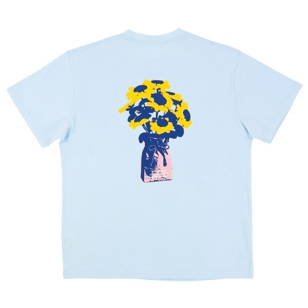 SUNFLOWER グラフィックTシャツ/BLUE