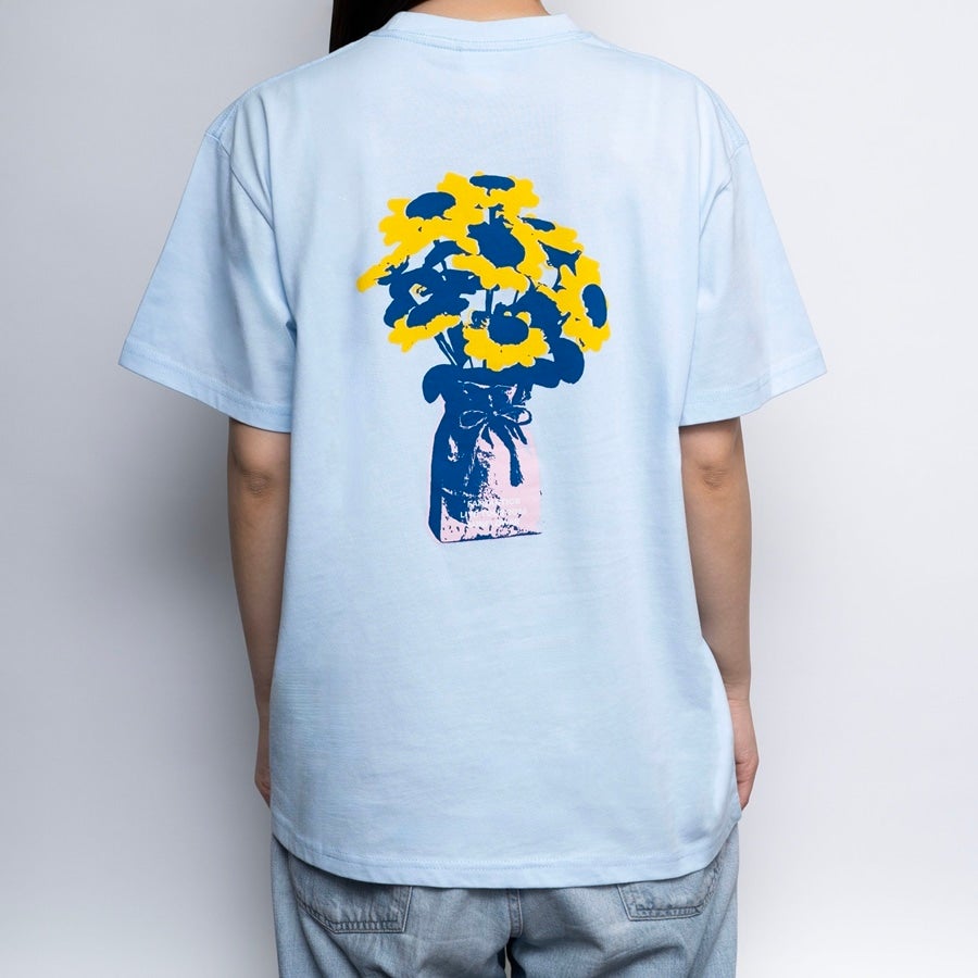 SUNFLOWER グラフィックTシャツ/BLUE 詳細画像 カラー共通 4