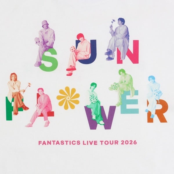 【FC限定】SUNFLOWER フォトTシャツ/WHITE 詳細画像