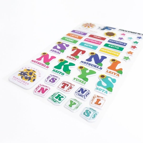 SUNFLOWER ぷくぷくシール 詳細画像