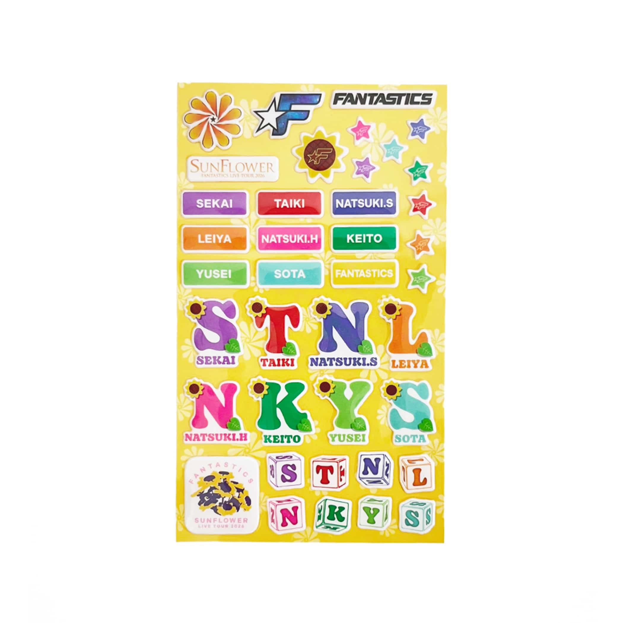 EXILE TRIBE STATION ONLINE STORE｜SUNFLOWER ぷくぷくシール