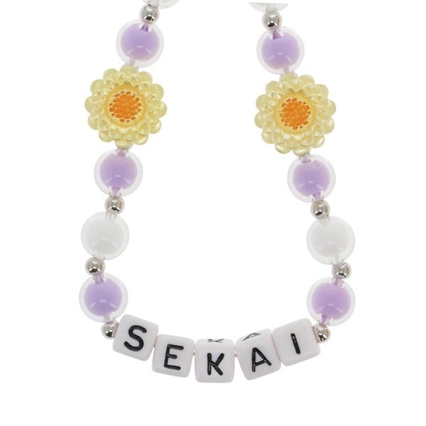 SUNFLOWER ビーズストラップ/世界 詳細画像