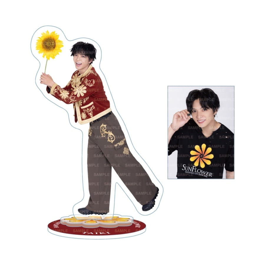 SUNFLOWER 回転アクリルスタンド・フォトカードセット/佐藤大樹 詳細画像 佐藤大樹 1