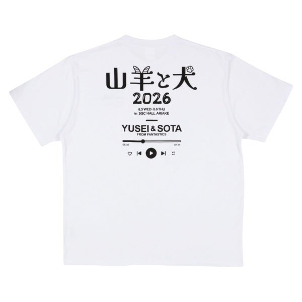 山羊と犬 ロゴTシャツ 詳細画像