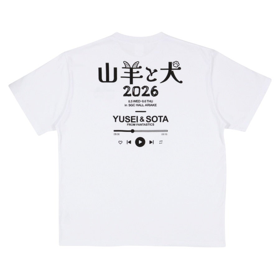 山羊と犬 ロゴTシャツ 詳細画像 カラー共通 1