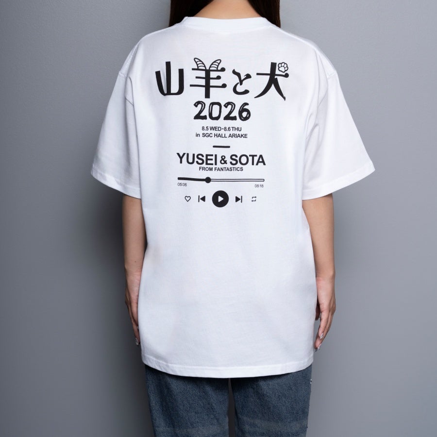 山羊と犬 ロゴTシャツ 詳細画像 カラー共通 5