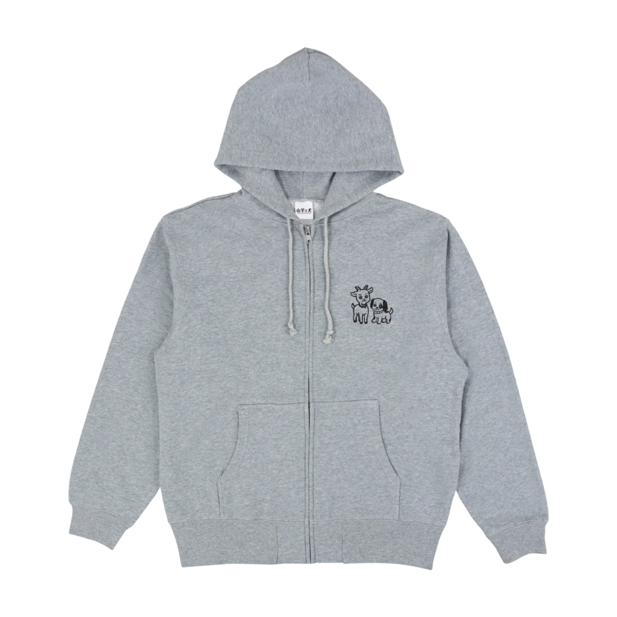 EXILE TRIBE STATION ONLINE STORE｜山羊と犬 ZIPパーカー/MIX GRAY