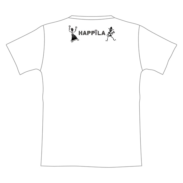 HAPPiLA Tシャツ/WHITE 詳細画像