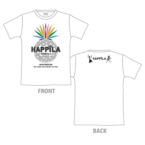 HAPPiLA Tシャツ/WHITE 詳細画像