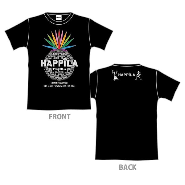HAPPiLA Tシャツ/BLACK 詳細画像