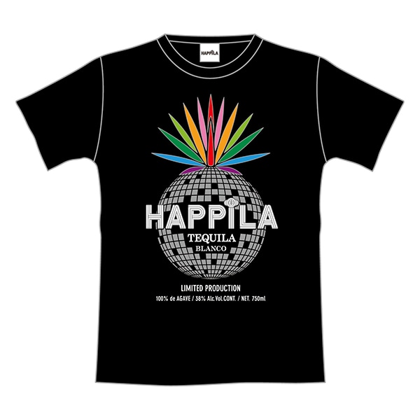 HAPPiLA Tシャツ/BLACK