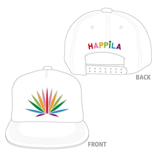 HAPPiLA CAP/WHITE 詳細画像