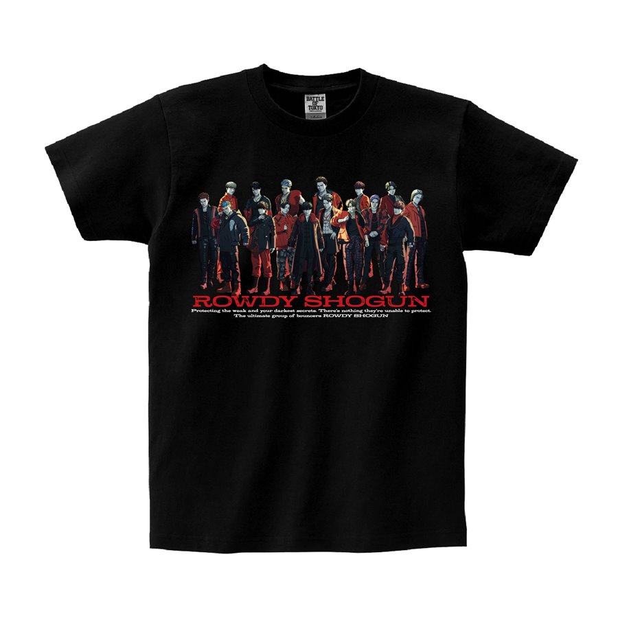 BATTLE OF TOKYO Tシャツ/ROWDY SHOGUN 詳細画像 BLACK 1