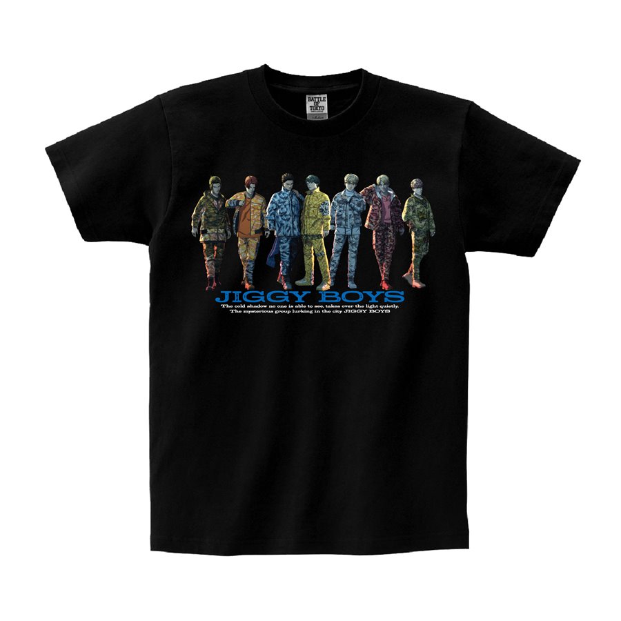 BATTLE OF TOKYO Tシャツ/JIGGY BOYS 詳細画像 BLACK 1