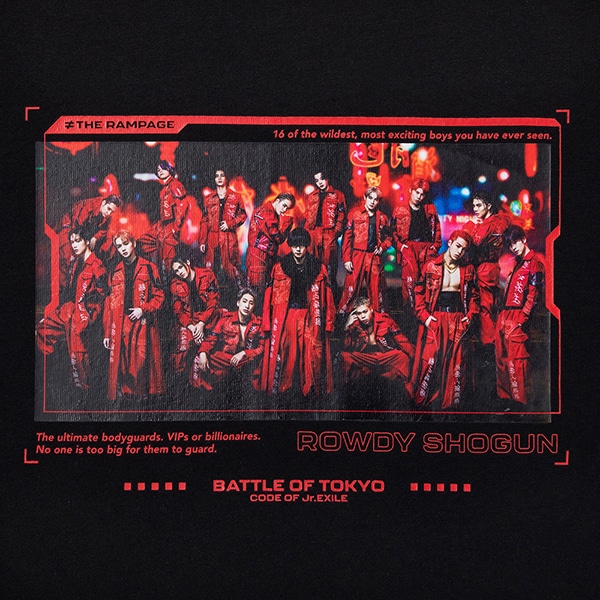 BATTLE OF TOKYO フォトTシャツ/ROWDY SHOGUN ≠ THE RAMPAGE 詳細画像