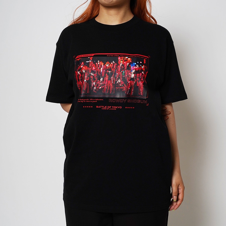 BATTLE OF TOKYO フォトTシャツ/ROWDY SHOGUN ≠ THE RAMPAGE 詳細画像 BLACK 3