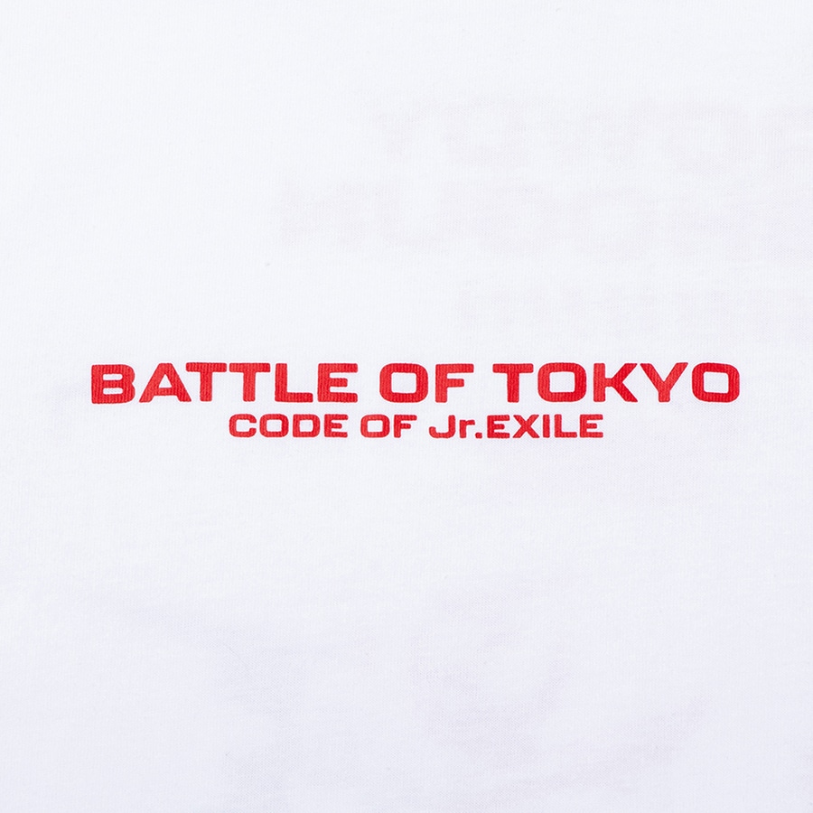 BATTLE OF TOKYO ロゴTシャツ/ROWDY SHOGUN ≠ THE RAMPAGE 詳細画像 WHITE 2