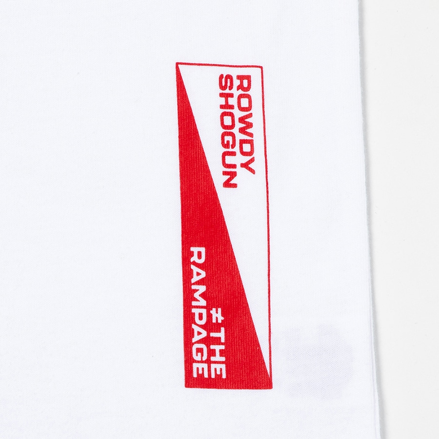 BATTLE OF TOKYO ロゴTシャツ/ROWDY SHOGUN ≠ THE RAMPAGE 詳細画像 WHITE 3