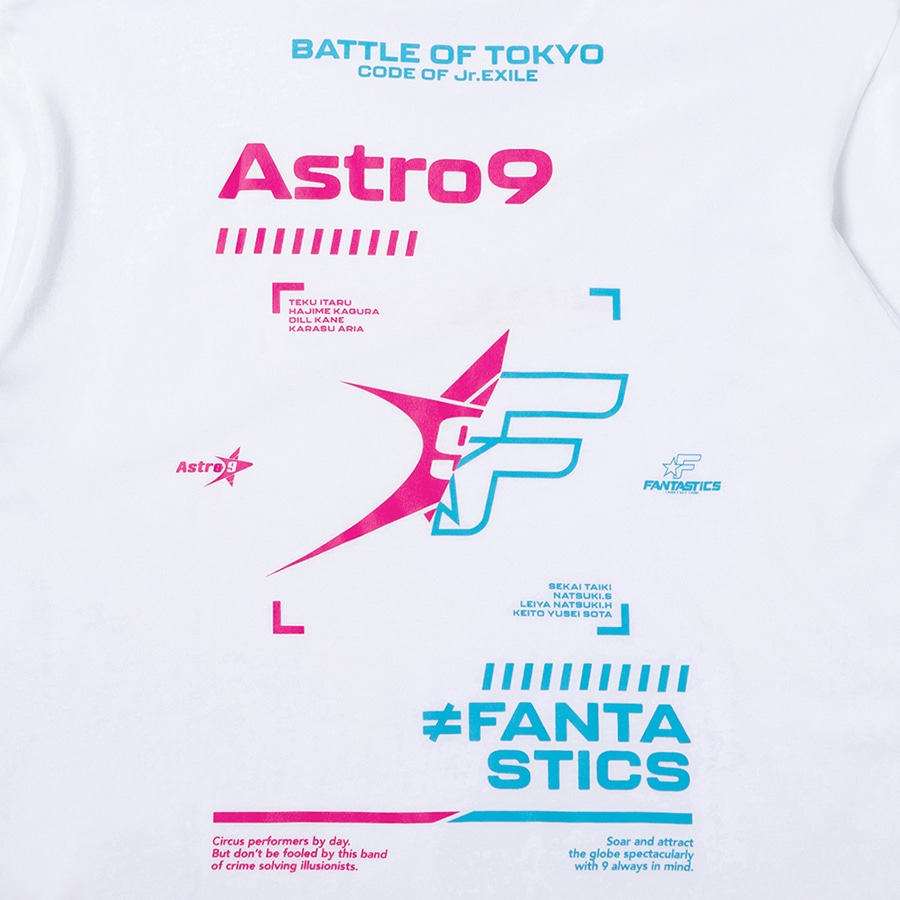BATTLE OF TOKYO ロゴTシャツ/Astro9 ≠ FANTASTICS 詳細画像 WHITE 4