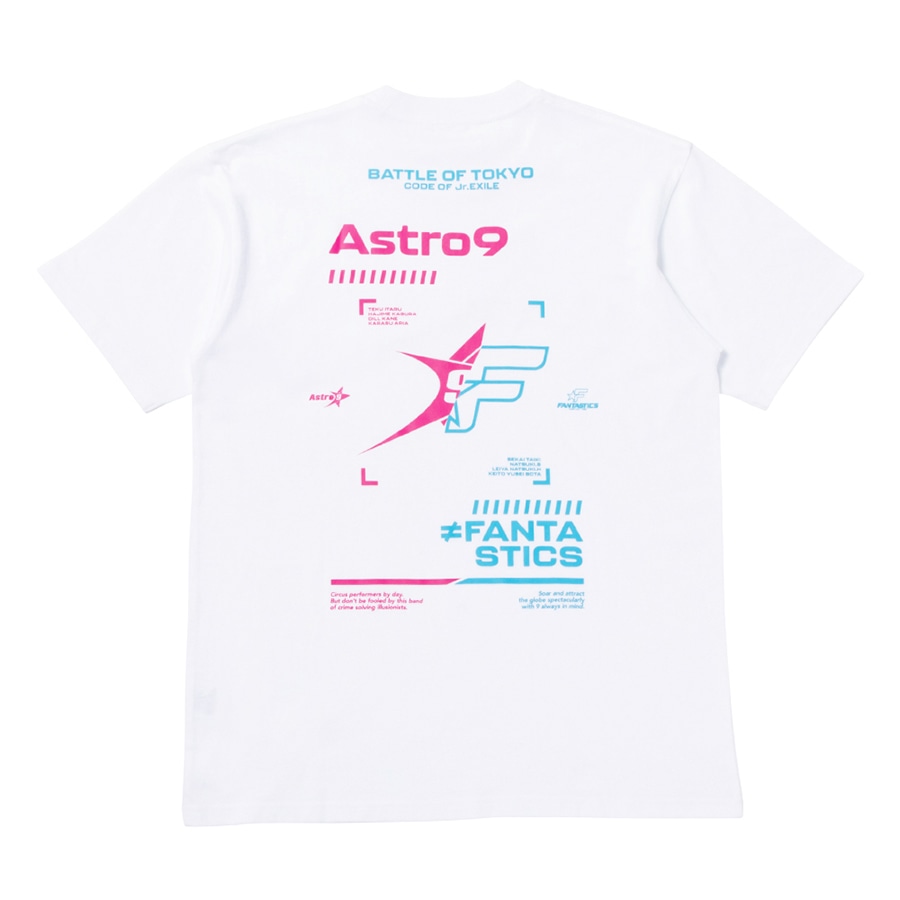 BATTLE OF TOKYO ロゴTシャツ/Astro9 ≠ FANTASTICS 詳細画像 WHITE 1