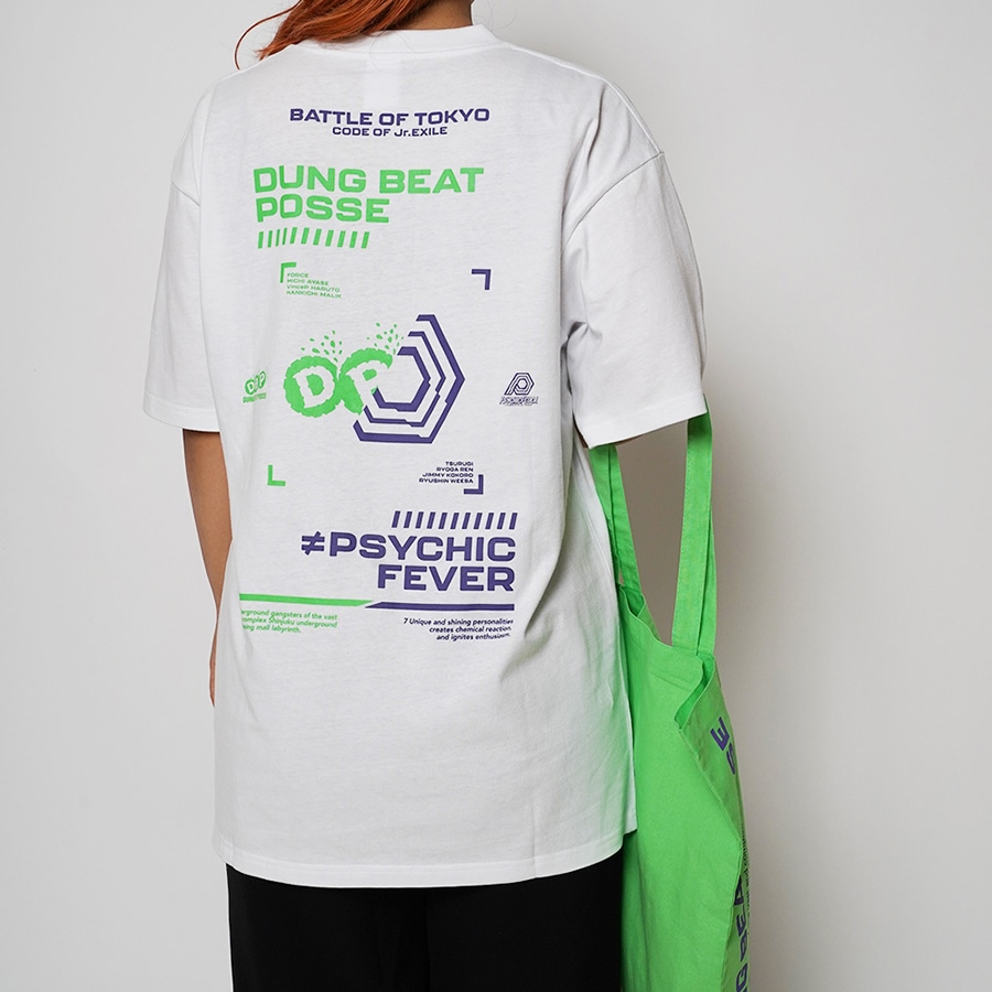 BATTLE OF TOKYO ロゴTシャツ/DUNG BEAT POSSE ≠ PSYCHIC FEVER 詳細画像 WHITE 6