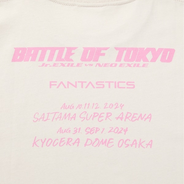 BATTLE OF TOKYO ロゴTシャツ/FANTASTICS 詳細画像