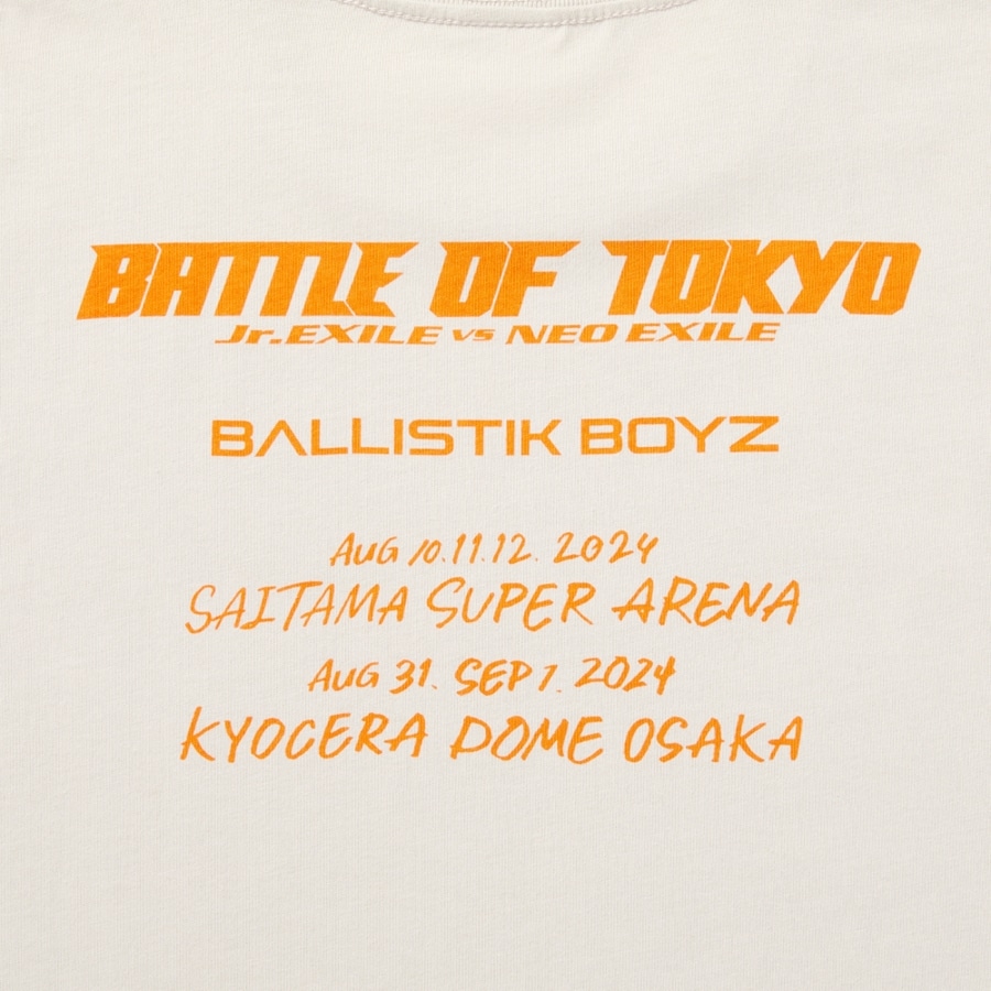 BATTLE OF TOKYO ロゴTシャツ/BALLISTIK BOYZ 詳細画像 カラー共通 3