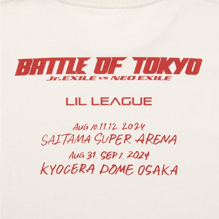 BATTLE OF TOKYO ロゴTシャツ/LIL LEAGUE 詳細画像 カラー共通 3