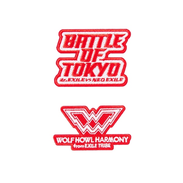 BATTLE OF TOKYO ワッペン2枚セット/WOLF HOWL HARMONY