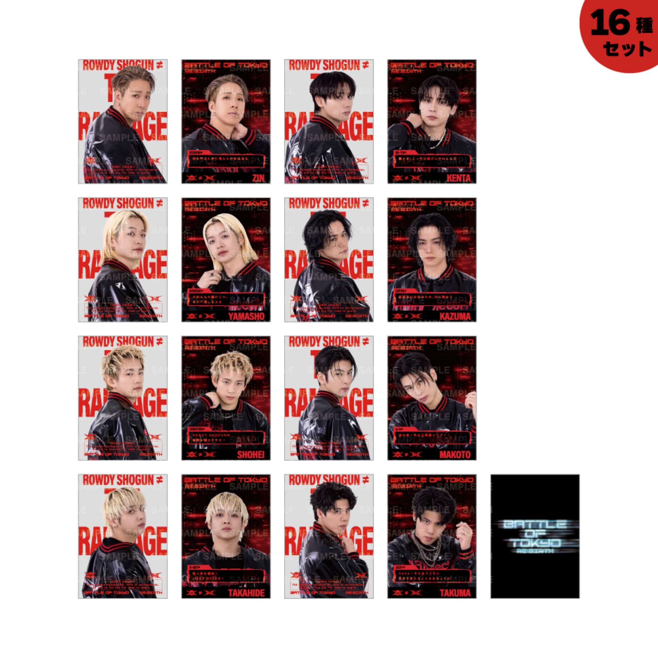 EXILE TRIBE STATION ONLINE STORE｜RE:BIRTH フォトカード/THE