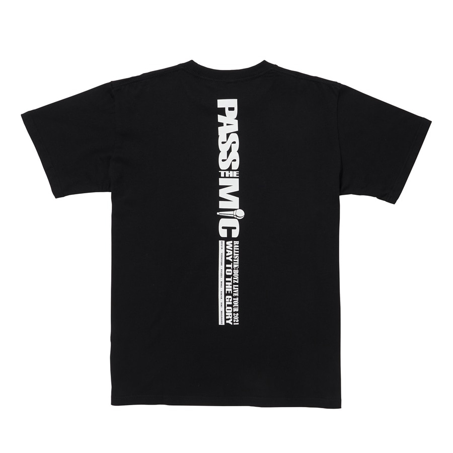 EXILE TRIBE STATION ONLINE STORE｜PASS THE MIC ツアーＴシャツ/BLACK