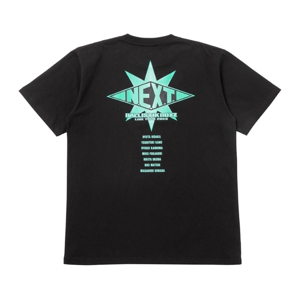 N.E.X.T. ツアーTシャツ/BLACK